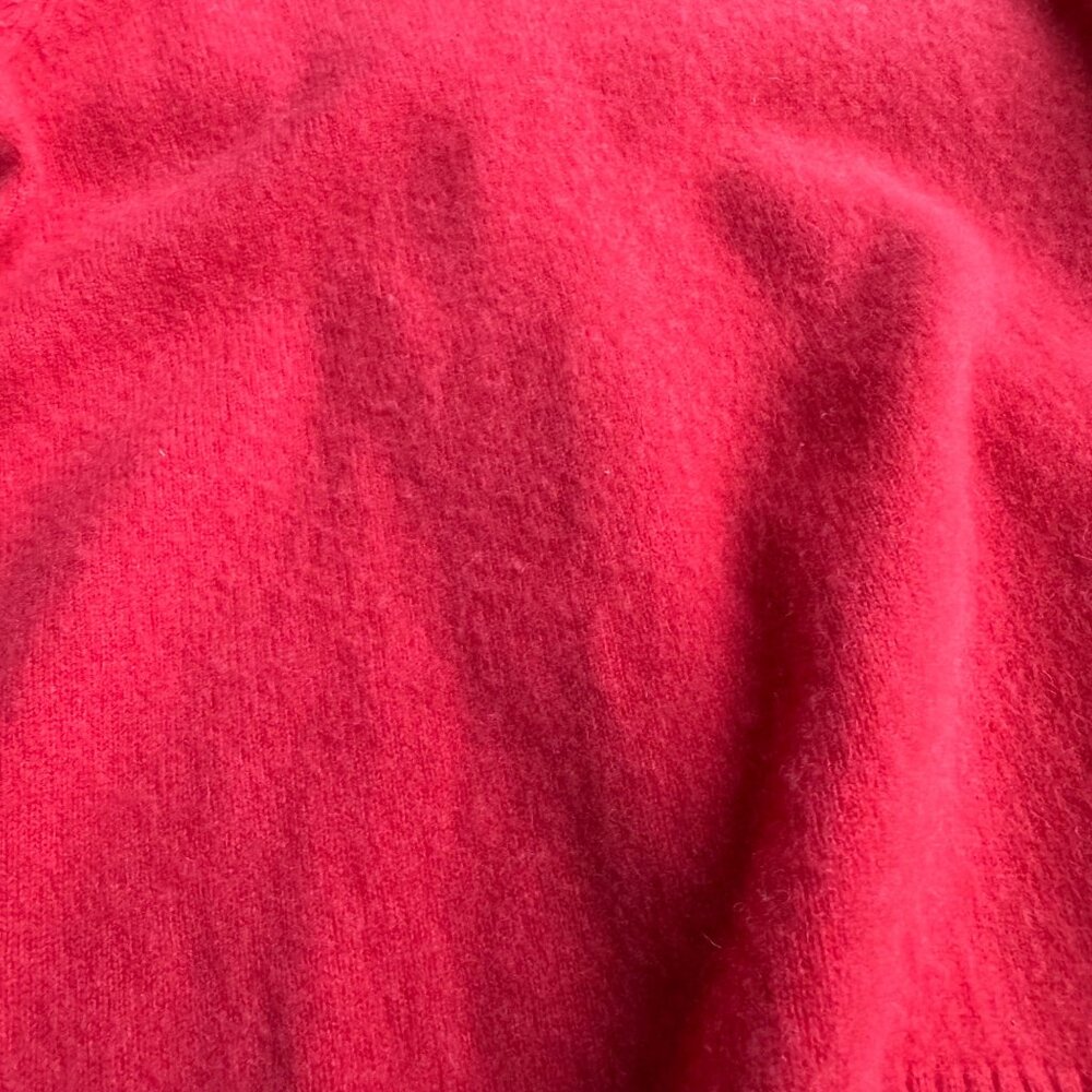 J CREW 100% Cashmere Sweater Girls 8 Salmon Pink Soft Long Sleeve Girl CREWCUTS - Picture 5 of 8